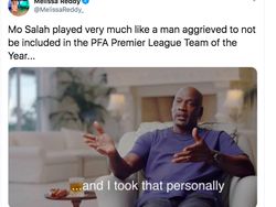 Tiga Gol Mo Salah Bikin Netizen Terperangah