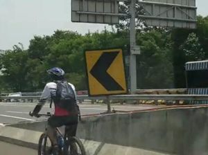 Viral Pesepeda Lawan Arah di Tol Jagorawi Bikin Geram Komunitas Gowes