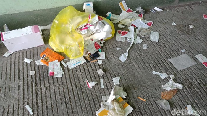 sampah hazmat dan rapid test di jembatan suramadu