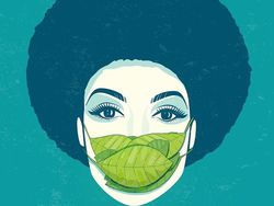 Seniman Ini Sulap Masker Jadi Karya Seni Kreatif