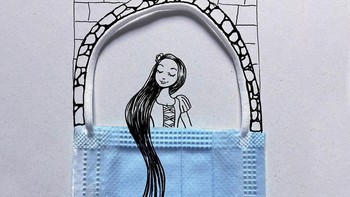 Menurutnya masker menjadi ikon baru di tahun 2020 di seluruh dunia. Foto: Instagram/iconeo