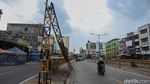 Waduh, Palang Underpass Tanah Abang Patah