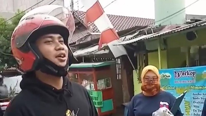 Warga tak bermasker dihukum baca 5 sila pancasila (Tangkapan layar)