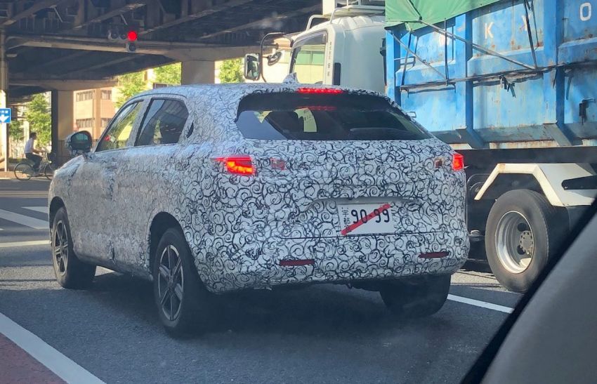 Foto spyshot Honda HR-V baru di jalanan Jepang