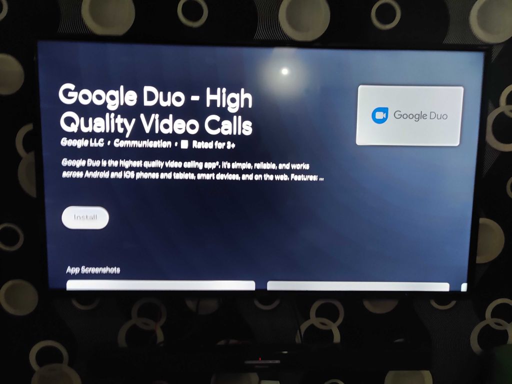 google duo di android tv