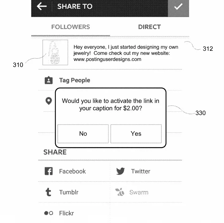 instagram fee link