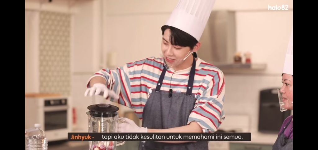 jin hyuk masak sambal goreng ati
