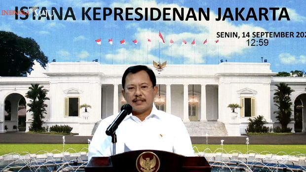 Keterangan pers Menteri Kesehatan, Terawan Agus Putranto. Dok: tangkapan layar youtube Setpres RI Keterangan pers Menteri Kesehatan, Terawan Agus Putranto. Dok: tangkapan layar youtube Setpres RI