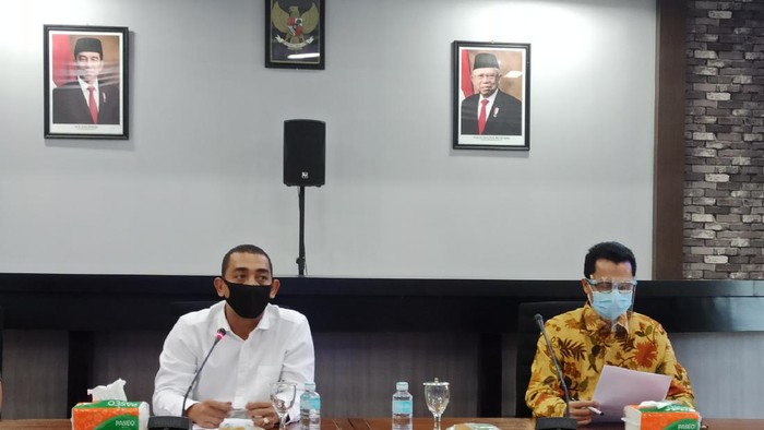 Konferensi Pers di DPR Aceh (Agus Setyadi-detikcom)