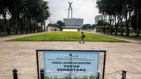 Mulai hari ini, Lapangan Banteng kembali ditutup.