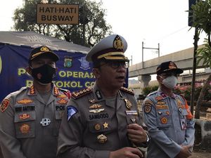 Hari Pertama PSBB Ketat di DKI, Polisi Sebut Kondisi Lalin Padat