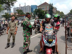 1.366 Orang Terjaring Operasi Yustisi Cegah Corona di Sumut Hari Pertama