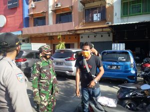 Operasi Yustisi di Ujung Pandang, Warga Tak Bermasker Kabur Lihat Petugas