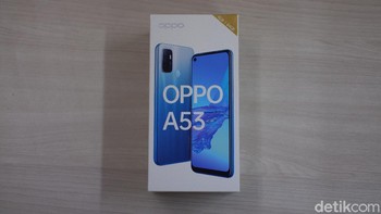 Oppo A53 melenggang akhir Agustus lalu. Foto: Adi Fida Rahman/detikINET