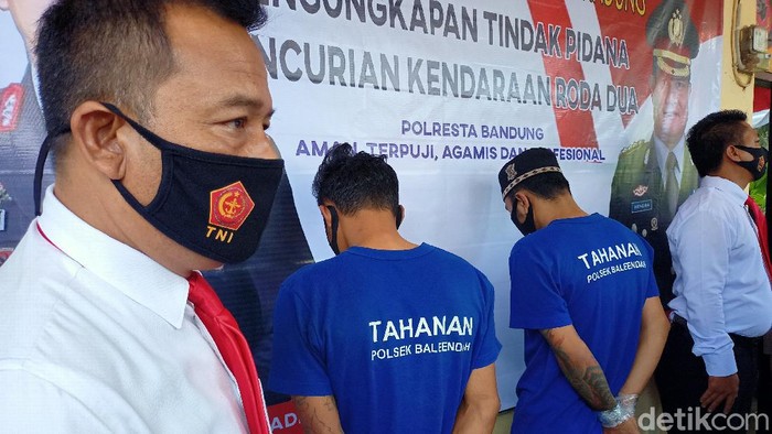 Pelaku curanmor di Kabupaten Bandung.