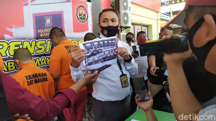 Wakasat Narkoba Polrestabes Makassar Kompol Indra Waspada Yudha