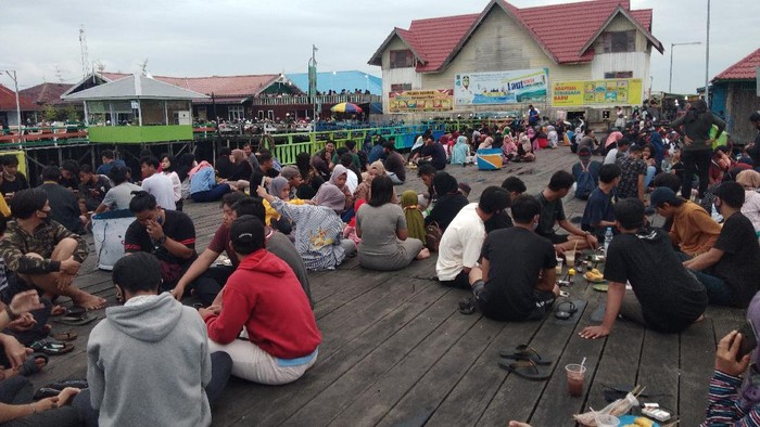 Wisata Bontang Kuala dipadati pengunjung, Minggu (13/9/2020)
