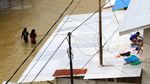 Potret Ketinggian Banjir di Putussibau Kalimantan Barat