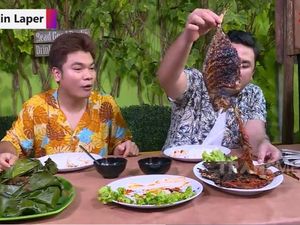 Bikin Laper! Gurihnya Udang Galah Bakar di Resto Milik Aziz Gagap