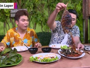 Bikin Laper! Gurihnya Udang Galah Bakar di Resto Milik Aziz Gagap