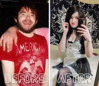 fotoinet transformasi before after gender