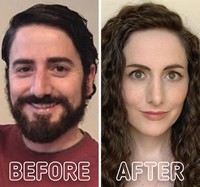fotoinet transformasi before after gender