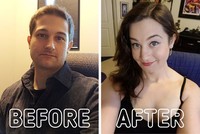 fotoinet transformasi before after gender