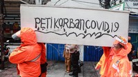 Aksi ini dilakukan di tengah makin banyaknya korban COVID-19 dan belum maksimalnya warga menerapkan protokol kesehatan.