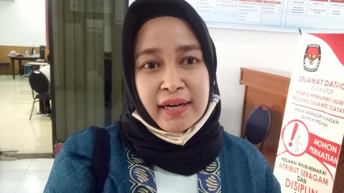 Komisioner KPU Makassar, Endang Sari (Foto: Ibnu Munsir/detikcom)