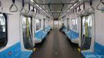 Suasana MRT Jakarta saat PSBB Jakarta Diperketat