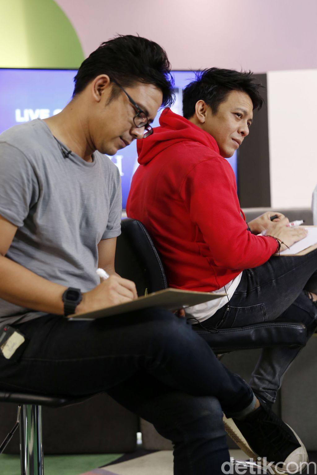 NOAH saat berkunjung ke kantor detikcom.
