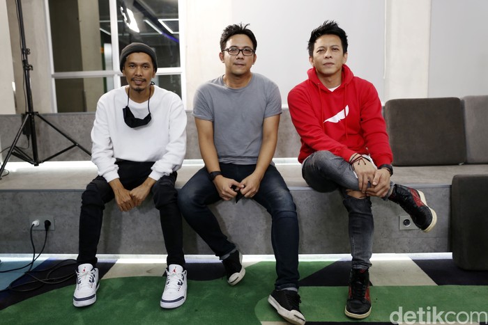 NOAH saat berkunjung ke kantor detikcom.