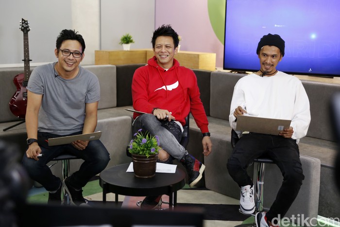 NOAH saat berkunjung ke kantor detikcom.