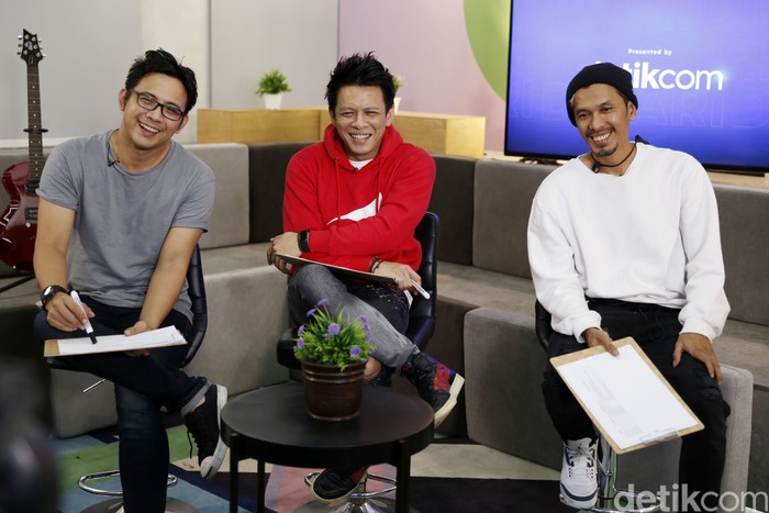 NOAH saat berkunjung ke kantor detikcom.