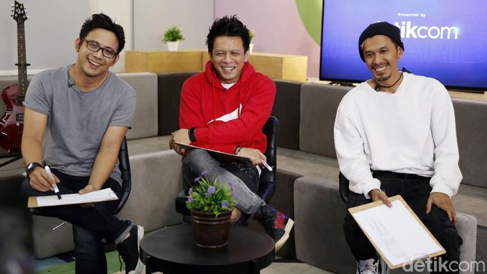 NOAH saat berkunjung ke kantor detikcom.