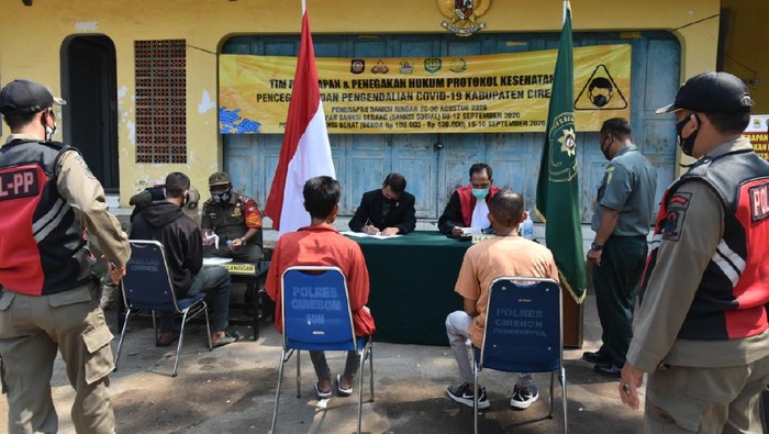 Razia Masker di Cirebon
