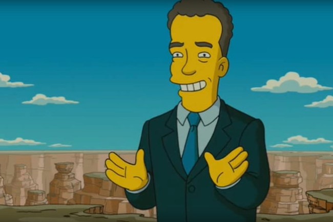 Ketika dunia dihebohkan oleh pemberitaan Tom Hanks terkena virus Corona, fans The Simpsons langsung teringat pada sebuah adegan yang menampilkan aktor pemenang Oscar tersebut. Di episode yang tayang pada 2007 tersebut, Tom Hanks terlihat sedang mempromosikan Grand Canyon baru dan mengkritik pemerintah AS. Ia lalu mengatakan, Jika saya di penjara, tolong biarkan saja. Dikabarkan The Sun, muncul teori di media sosial bahwa adegan tersebut merupakan prediksi dari Tom Hanks yang harus diisolasi karena COVID-19. (Foto: Instagram)