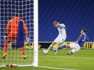 Werner-Havertz Debut, Chelsea Bungkam Brighton 3-1