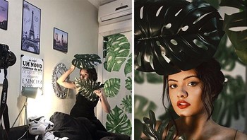 Bisa memanfaatkan tanaman di rumah. Foto: Bored Panda