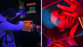 Kamu bisa gunakan akuarium dan memasang lampu smart LED. Foto: Bored Panda