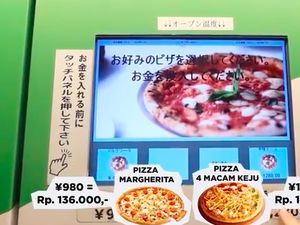 Satu-satunya di Jepang, Ini Vending Machine yang Jual Pizza Hangat
