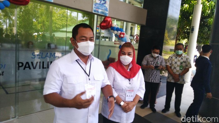 Wali Kota Semarang Hendrar Prihadi di RSUP dr Kariadi, Semarang, Selasa (15/9/2020).