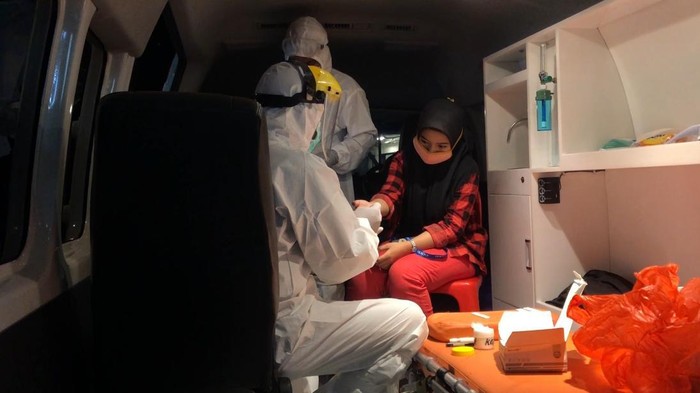 Warga tak bermasker terjaring operasi yustisi di Makassar dan dirapid test
