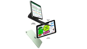 Chip A14 Bionic menawarkan peningkatan 40% dari generasi iPad Air sebelumnya. Grafisnya pun meningkat jauh ini berkat disematkannya GPU baru yang memiliki empat inti. Foto: Apple