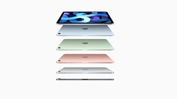 Hadir dalam lima varian warna yakni silver, space grey, rose gold, green, dan sky blue. Foto: Apple