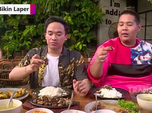 Bikin Laper! Makan Sei Brisket Sapi Pakai Sambal Luat dan Kecombrang