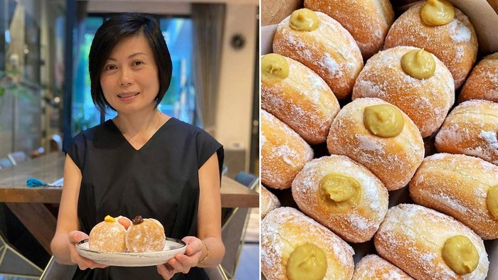 Mantan manager hotel sukses jualan donat durian pengat