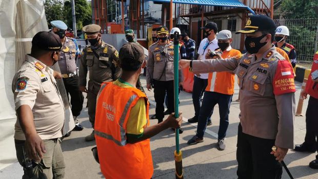 Operasi Yustisi Polres Pelabuhan Tanjung Priok Rabu (16/9)