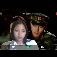 Nah kalau begini kan jadi terasa seperti ada yang menemani selama ospek online. Jangan iri ya yang jomblo. Foto: Instagram/patriberaoncam