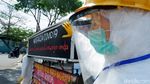 Peti Mati dan Patung Berpakaian APD Juga Mejeng di Bandung Lho